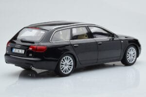 Audi A6 C6 Avant Preto Norev 1:18 188304 Metal - imagem 4 de 8