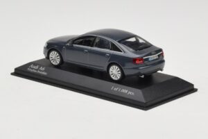 Audi A6 C6 Azul Escuro Minichamps 1:43 5010406143 Metal - imagem 3 de 4