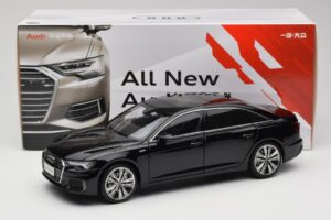 Audi A6L C8 Preto Paudi Model 1:18 42499 Metal - imagem 8 de 8