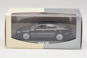 Audi A8 D3 Phantom Preto Minichamps 1:43 5010508133 Metal - imagem 4 de 4