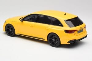 Audi RS4 B9 Avant 25.º Aniversário Vegas Amarelo GT Spirit 1:18 GT935 Resina - imagem 5 de 6