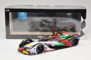 Audi e-tron FE05 Audi Sport ABT Schaeffler #11 L. di Grassi Formula E Season 5 2019 Minichamps 1:18 114180011 Metal - imagem 6 de 6