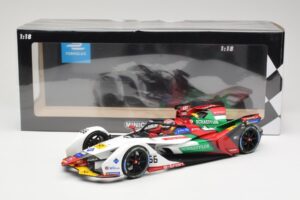 Audi e-tron FE05 Audi Sport ABT Schaeffler #66 D. Abt Formula E Season 5 2019 Minichamps 1:18 114180066 Metal - imagem 6 de 6