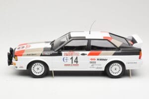 Audi Quattro #14 M. Mouton / F. Pons Winners Rally Sanremo 1981 Minichamps 1:18 155811114 Metal - imagem 3 de 6