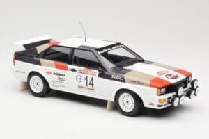 Audi Quattro #14 M. Mouton / F. Pons Winners Rally Sanremo 1981 Minichamps 1:18 155811114 Metal - imagem 4 de 6
