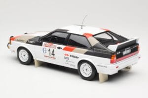 Audi Quattro #14 M. Mouton / F. Pons Winners Rally Sanremo 1981 Minichamps 1:18 155811114 Metal - imagem 5 de 6