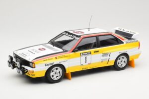 Audi Quattro A2 Audi Sport #1 W. Röhrl / C. Geistdörfer DNF Sanyo Rally of New Zealand 1984 Minichamps 1:18 155841101 Metal