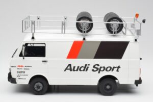 Audi Quattro A2 M. Mouton / F. Pons Tour de Corse 1983 Com VW LT35 Otto 1:18 OT418 Resina - imagem 4 de 6