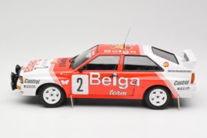 Audi Quattro A2 #2 B. Waldegård / H-T. Thorszelius Belga Team Winners Boucles de Spa 1985 Minichamps 1:18 155851102 Metal - imagem 3 de 6