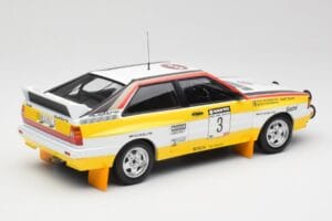 Audi Quattro A2 #3 S. Blomqvist / B. Cederberg Audi Sport Winners Sanyo Rally of New Zealand 1984 Minichamps 1:18 155841103 M - imagem 2 de 6