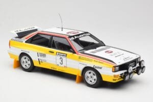 Audi Quattro A2 #3 S. Blomqvist / B. Cederberg Audi Sport Winners Sanyo Rally of New Zealand 1984 Minichamps 1:18 155841103 M - imagem 4 de 6