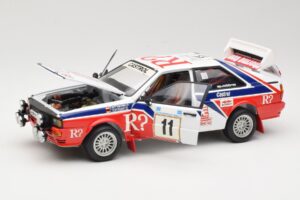 Audi Quattro #11 F. Wittmann / J. Pattermann Rally Acropolis 1986 Sun Star 1:18 4191 Metal - imagem 2 de 8