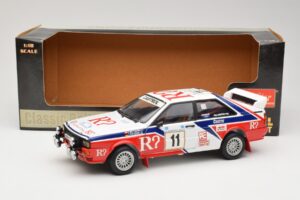 Audi Quattro #11 F. Wittmann / J. Pattermann Rally Acropolis 1986 Sun Star 1:18 4191 Metal - imagem 8 de 8