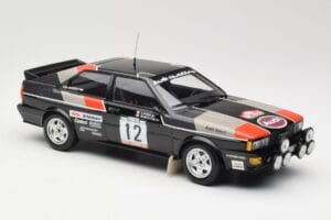Audi Quattro #12 M. Mouton / F. Pons Audi Sport Rally de Portugal 1981 Minichamps 1:18 155811112 Metal - imagem 4 de 6