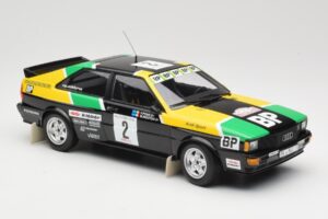 Audi Quattro #2 M. Mouton / F. Pons Audi Sport Rally of 1000 Pistes 1981 Minichamps 1:18 155811122 Metal - imagem 4 de 6