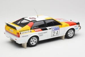 Audi Quattro #24 M. Demuth / M. Daniels Audi Sport Lombard RAC Rally 1982 Minichamps 1:18 155821124 Metal - imagem 2 de 6