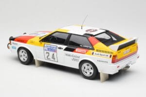Audi Quattro #24 M. Demuth / M. Daniels Audi Sport Lombard RAC Rally 1982 Minichamps 1:18 155821124 Metal - imagem 5 de 6