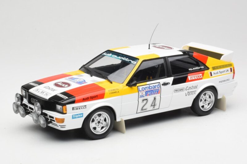 Audi Quattro #24 M. Demuth / M. Daniels Audi Sport Lombard RAC Rally 1982 Minichamps 1:18 155821124 Metal