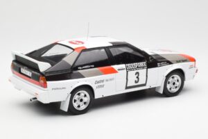 Audi Quattro #3 H. Mikkola / A. Hertz Rally Finland 1982 IXO 1:18 18RMC094A Metal - imagem 2 de 6