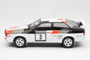 Audi Quattro #3 H. Mikkola / A. Hertz Rally Finland 1982 IXO 1:18 18RMC094A Metal - imagem 3 de 6