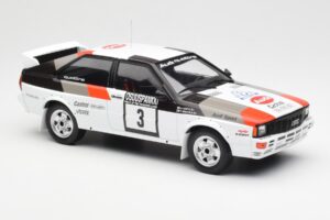 Audi Quattro #3 H. Mikkola / A. Hertz Rally Finland 1982 IXO 1:18 18RMC094A Metal - imagem 4 de 6