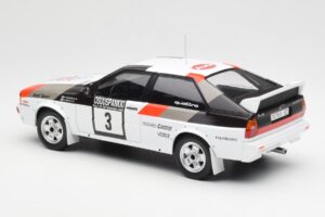 Audi Quattro #3 H. Mikkola / A. Hertz Rally Finland 1982 IXO 1:18 18RMC094A Metal - imagem 5 de 6