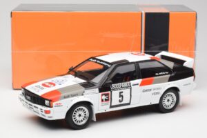 Audi Quattro #5 H. Mikkola / A. Hertz 1000 Lakes Rally 1982 IXO 1:18 18RMC094B Metal - imagem 6 de 6