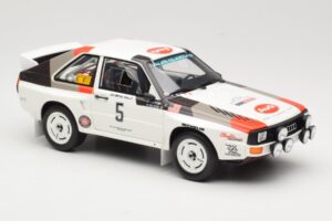 Audi Quattro Sport S1 #5 J. Buffum / N. Wilson Olympus Rally 1986 Otto 1:18 OT1159 Resina - imagem 4 de 6