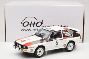 Audi Quattro Sport S1 #5 J. Buffum / N. Wilson Olympus Rally 1986 Otto 1:18 OT1159 Resina - imagem 6 de 6