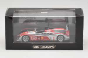 Audi R10 TDI LMP1 #3 L. Luhr / A. Premat 2008 Minichamps 1:43 400089803 Metal - imagem 4 de 4