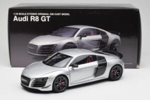 Audi R8 GT Type 42 Ice Prateado Metallic Kyosho 1:18 09218IS Metal - imagem 8 de 8