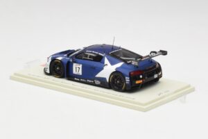 Audi R8 LMS GT3 #17 WRT M. Leonard / D. van der Linde / A. Riberas California 8 Hours 2018 Spark 1:43 US084 Resina - imagem 3 de 4