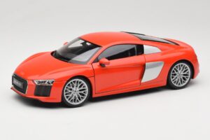 Audi R8 V10 Vermelho Welly 1:18 18052W Metal