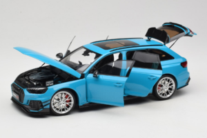Audi RS4 B9 Avant Darwin Pro Azul Kilo Works 1:18 KLW002303 Metal - imagem 2 de 8