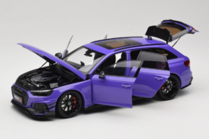 Audi RS4 B9 Avant Darwin Pro Roxo Kilo Works 1:18 KLW002301 Metal - imagem 2 de 8