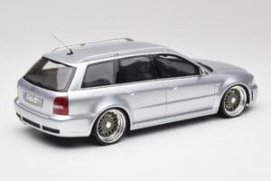 Audi RS4 B5 Avant Prata Custom Wheels Otto 1:18 OT521 Resina - imagem 2 de 6