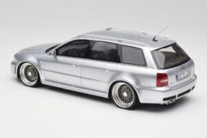 Audi RS4 B5 Avant Prata Custom Wheels Otto 1:18 OT521 Resina - imagem 5 de 6