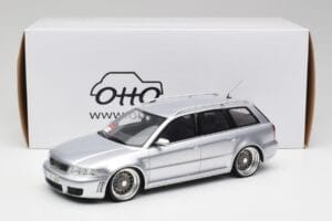 Audi RS4 B5 Avant Prata Custom Wheels Otto 1:18 OT521 Resina - imagem 6 de 6