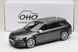Audi RS4 B7 Cinzento Otto 1:18 OT721 Resina - imagem 6 de 6