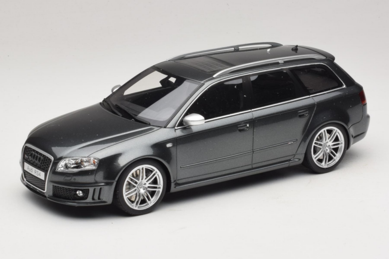 Audi RS4 B7 Cinzento Otto 1:18 OT721 Resina