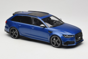 Audi RS6 C7 ABT Performance Avant Azul Exclusive Edition GT Spirit 1:18 AUDI011 Resina - imagem 4 de 6