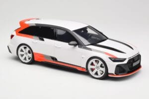Audi RS6 C8 GT Avant Arkona White GT Spirit 1:18 GT512 Resina - imagem 4 de 6