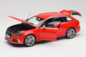 Audi RS6 C7 Avant Vermelho Minichamps 1:18 110012011 Metal - imagem 2 de 8
