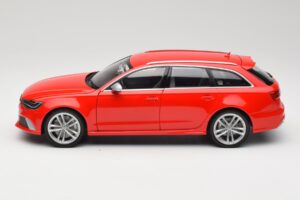 Audi RS6 C7 Avant Vermelho Minichamps 1:18 110012011 Metal - imagem 4 de 8