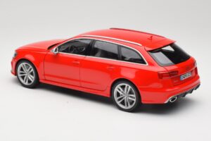 Audi RS6 C7 Avant Vermelho Minichamps 1:18 110012011 Metal - imagem 7 de 8
