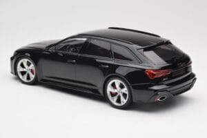 Audi RS6 C8 Avant Black Metallic Minichamps 1:18 155018014 Metal - imagem 5 de 6