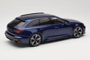 Audi RS6 C8 Avant Blue Metallic Minichamps 1:18 155018011 Metal - imagem 2 de 6