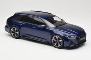 Audi RS6 C8 Avant Blue Metallic Minichamps 1:18 155018011 Metal - imagem 4 de 6