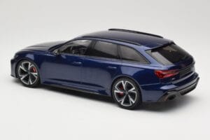 Audi RS6 C8 Avant Blue Metallic Minichamps 1:18 155018011 Metal - imagem 5 de 6