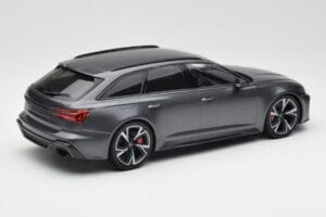 Audi RS6 C8 Avant Matt Grey Minichamps 1:18 155018015 Metal - imagem 2 de 6